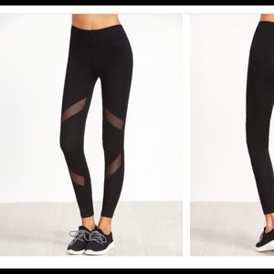 mesh leggings